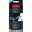 Lapices colores 12uds metálicos Faber castell