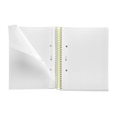 Cuaderno espiral 5X5 A5 90g 80h 1B T/D 2T microperforado Between The Lines Miquelrius 