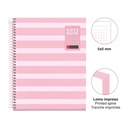 Cuaderno espiral 5X5 A5 90g 80h 1B T/D 2T microperforado Between The Lines Miquelrius 