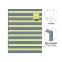 Cuaderno espiral 5X5 A4 90g 80h 1B T/D 4T microperforado Between The Lines Miquelrius