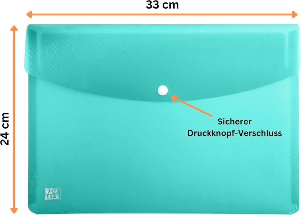 Sobre dossier broche A4 plástico Urban Oxford