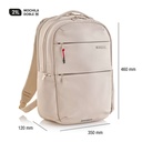 Mochila Mediana Beige Bag To Work Miquelrius