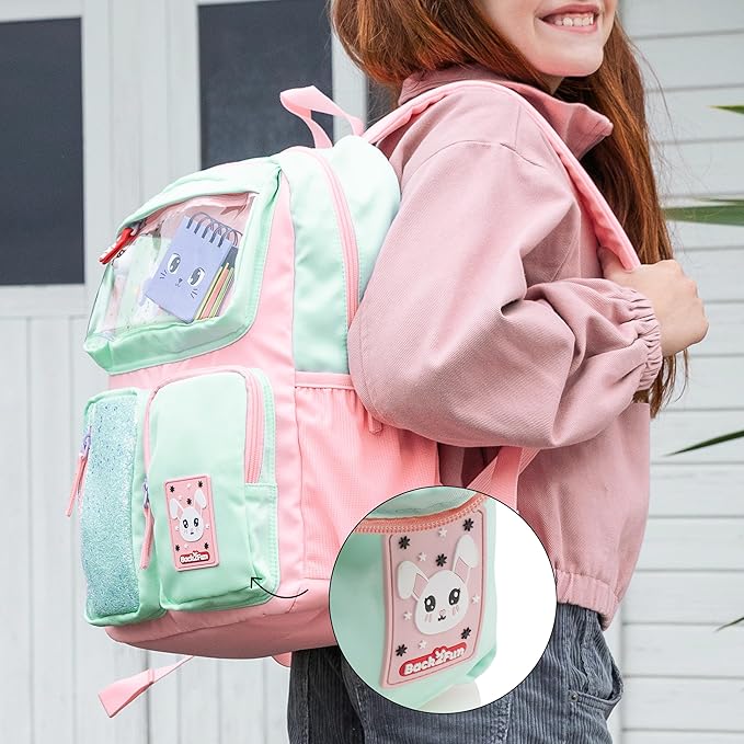 Mochila Bolsillo 3 Compartimentos Rosa Back2Fun Miquelrius