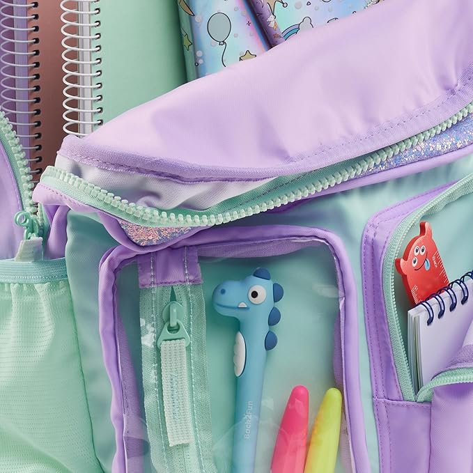 Mochila Bolsillo 3 Compartimentos Turquesa Back2Fun Miquelrius