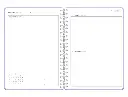 Agenda escolar 26-27 espiral essentials día página A5+ bilingue 80g FSC morado Antartik