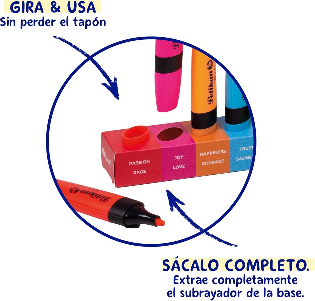 Marcador fluorescente textmarker 490 12uds Pelikan