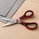  Tijera oficina 21cm acero inoxidable mango ergonómico Apli