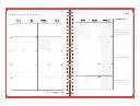 Agenda espiral 2027 Basic día página A6 bilingüe 60g FSC Liderpapel