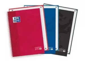 PACK 3U BLOC EUROPEANBOOK CUADRO 5X5 80H COLORES VIVOS Oxford