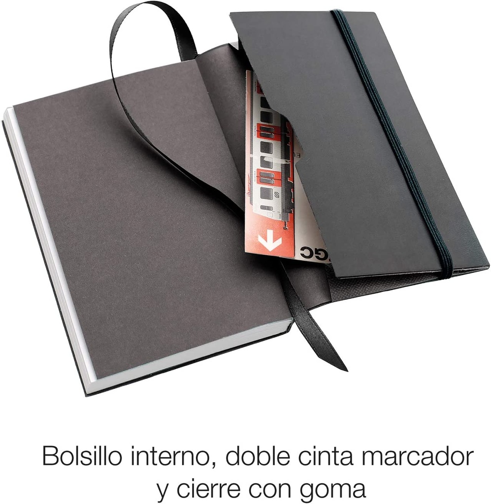 Libreta lisa 130x210mm 80g 192h Chromatic MR