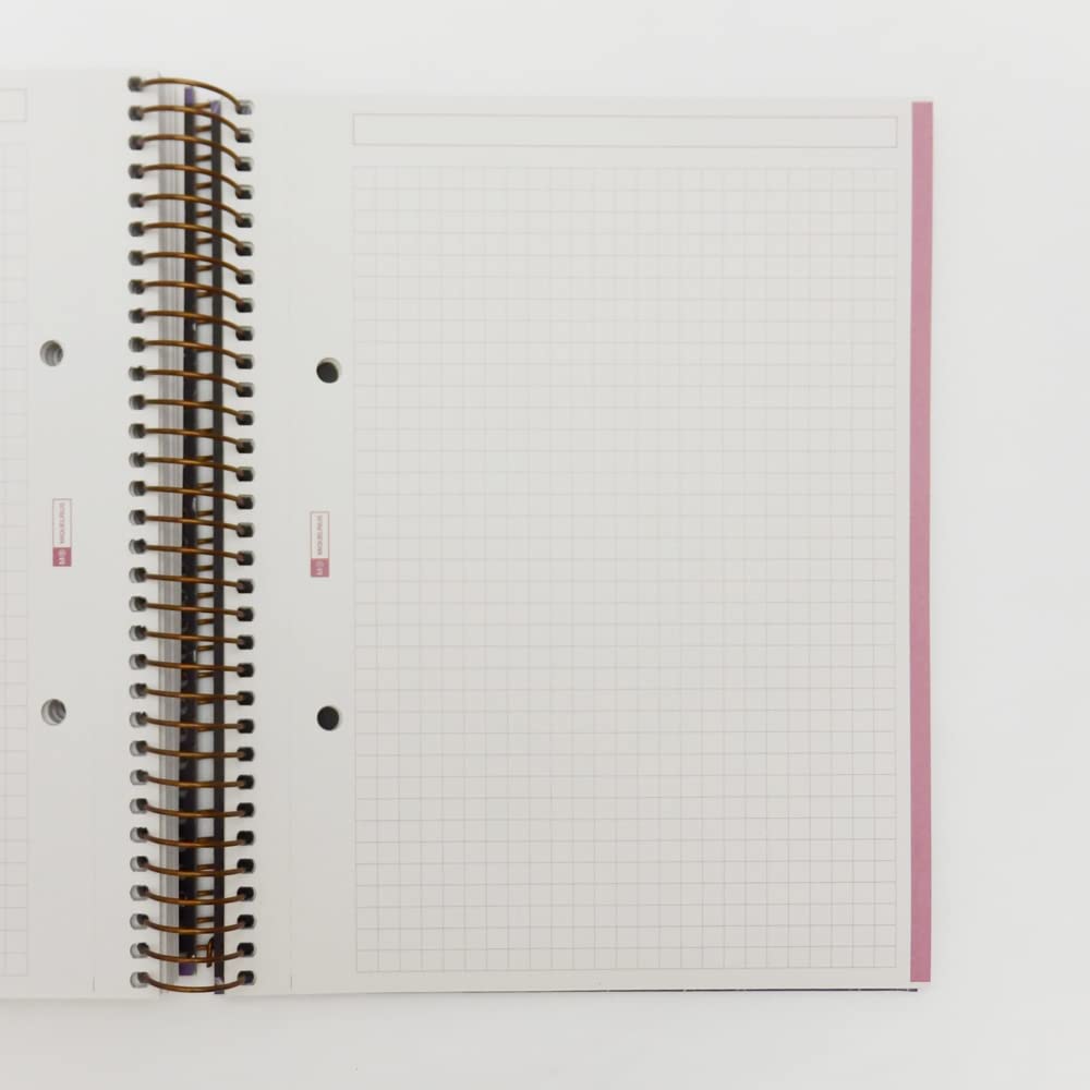 Cuaderno espiral 5x5 A5 80G 120H 4B Garden Memories MR
