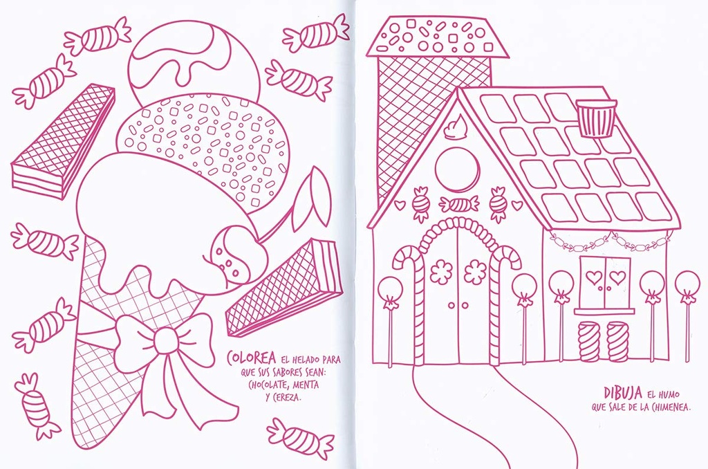 1.000 pegatinas actividades dibujar colorear