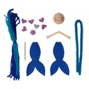 Craft Kit Sirena azul Apli +5a