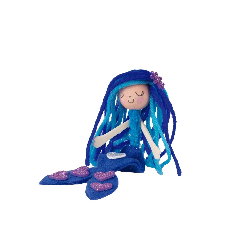 Craft Kit Sirena azul Apli +5a