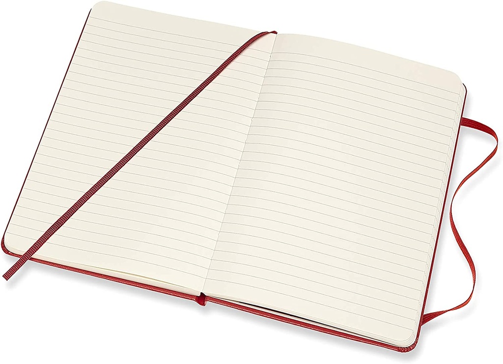 Libreta clasica tapa dura roja (11,5X18cm) Rayada MOLESKINE