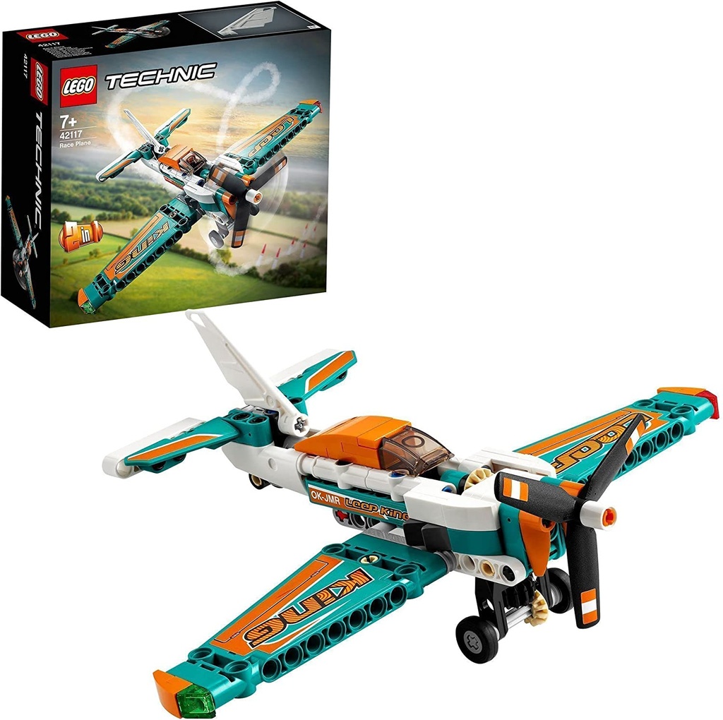 Avión de carreras Lego +7