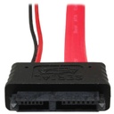 Adaptador interno SATA Slim (Power+datos) a Molex 5.25" y SATA estándar Inline