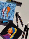 Marcador PC5M 1.8-2.5mm 8uds oscuros Posca