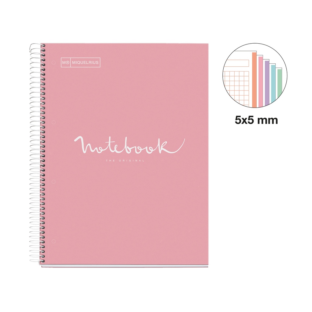 Cuaderno espiral 5x5 A4 90g 120h 5B MR