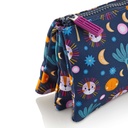 Estuche Portatodo Triple Reciclado  King Of The Jungle Miquelrius