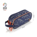 Estuche portatodo Triple con asa Reciclado Dinoworld Miquelrius