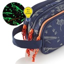 Estuche portatodo Triple con asa Reciclado Dinoworld Miquelrius