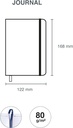 Agenda 2026 día por página, Fácil de llevar (122 x 168 mm), Planificación diaria, Cubierta rígida cartón, Espiral, Cierre goma elástica, Papel 80 g/m², Español-EN-PT, Houses Miquelrius