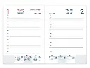 Agenda encuadernada Efira A5 2026 día página 70gr FSC Liderpapel