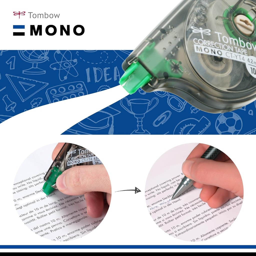 Cinta correctora 4.2mmx10m Tombow