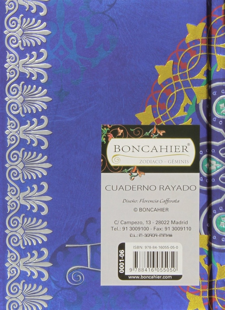 Cuaderno zodiaco 1L Géminis Boncahier