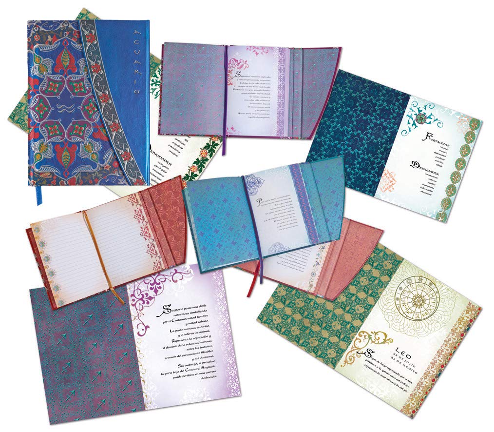 Cuaderno zodiaco 1L Acuario Boncahier