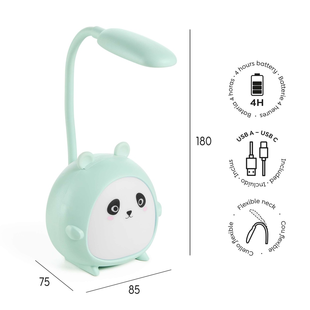 Lámpara Led Panda Back2Fun