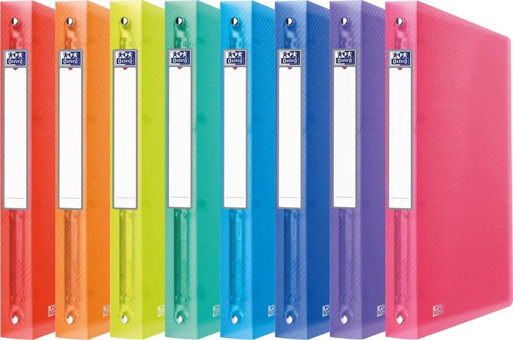 Carpeta 4 anillas A4 L40mm T/P Urban colores surtidos Oxford