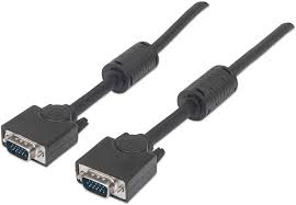 Cable SVGA M/M 7.50m Ferrita Manhattan