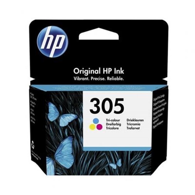 Tinta hp 305 original 3ym60ae tricolor