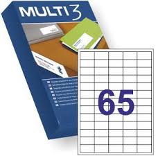 Etiquetas 38,0X 21,2 500h A4 Multi3