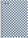 Cuaderno espiral 4X4 Fº 90g 80h T/D C/M Damero MiquelriusR