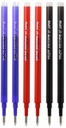 [packfrixion6_1] Recambio boligrafo Frixion borrable pack 6uds (2 azules, 2  negro, 2 rojo)