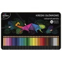 Lapices colores 36 caja metálica Kidea
