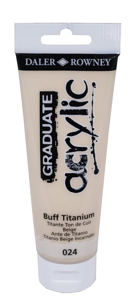 Graduate color acrílica Buff Titanium. Tubo120Ml