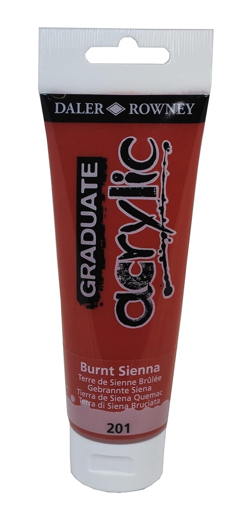 Graduate Color Acrílico Siena Tostada Tubo120ml Daler Rowney