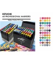 Rotuladores marcadores Luxury Canvas 60uds Artist