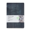 Libreta liso A5 140g 50h papel piedra negro Miquelrius