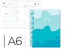  Agenda escolar 25-26 espiral melting verde semana vista a6 bilingüe papel FSC 80gr Liderpapel