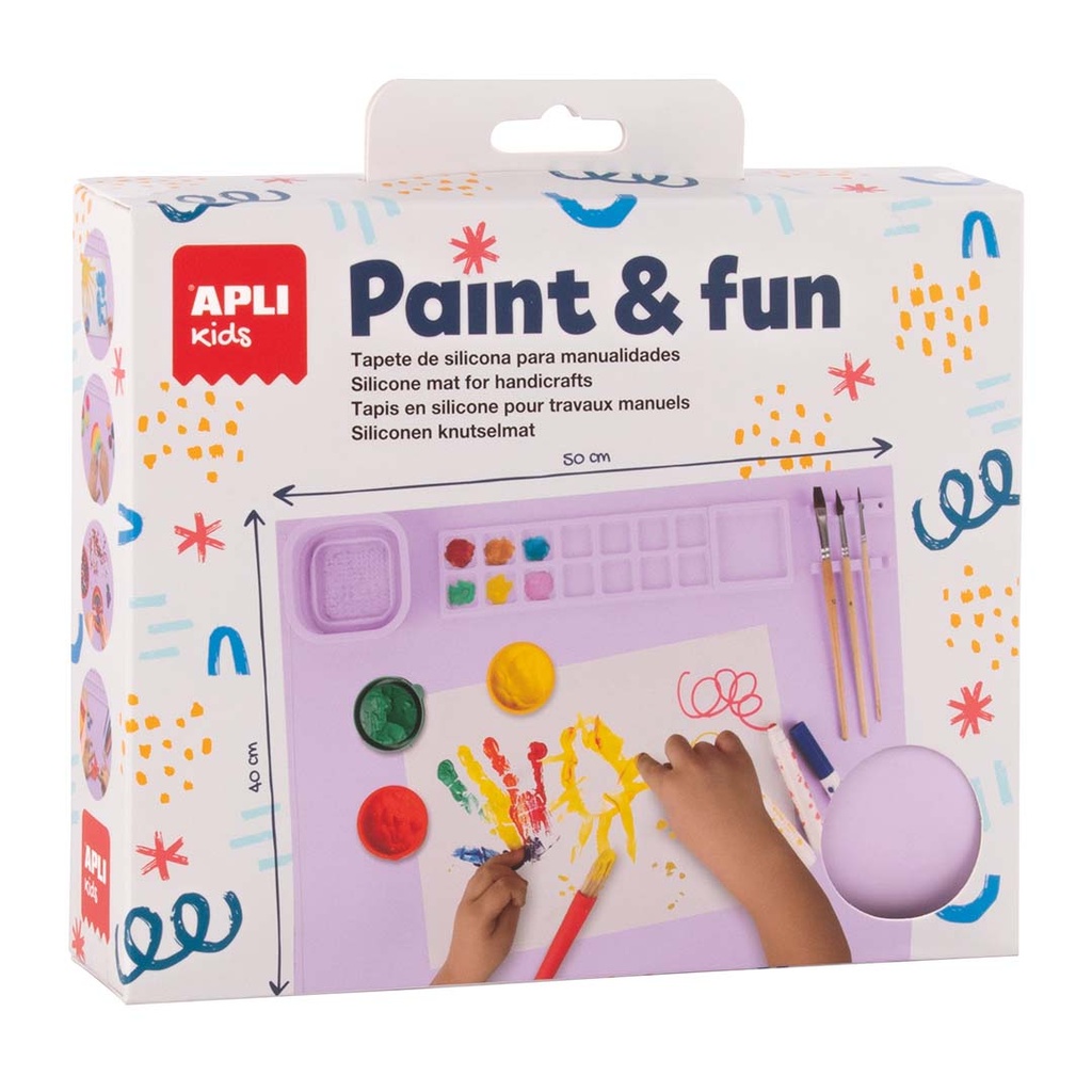  Tapete silicona para pintar y hacer manualidades sin ensuciar +3a Apli