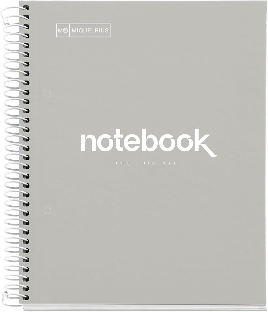 Cuaderno espiral 5X5 A5 90g 80h T/EXD microperforado 1B 2T Emotions Miquelrius