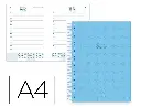 Agenda espiral Perissa A4 2026 día página 80gr FSC Liderpapel