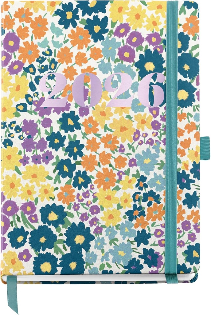 AG.JOURNAL S/V IMPR.FLOWERS 26