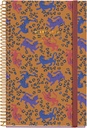 Agenda 2026 semana vista, Similar A6+ (117 x 182 mm), Planificación semanal, Cubierta rígida cartón, Espiral, Cierre goma elástica, Papel 80 g/m², Español-EN-PT, Leopard Miquelrius