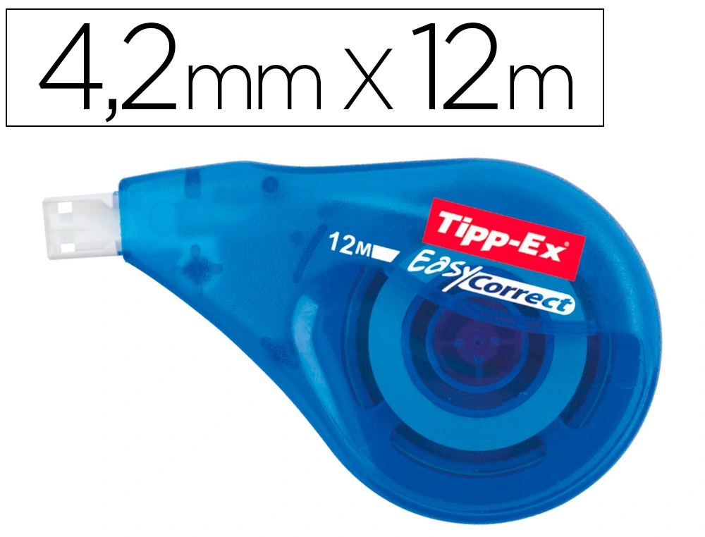 Cinta correctora easy lateral 4,2mm x 12m Tipp-ex